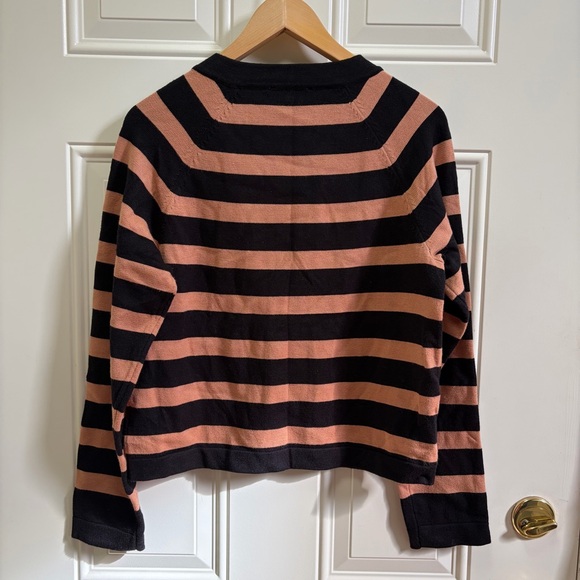 Evereve Mila Lady Like Cardigan Camel brown and Black M - Picture 5 of 10